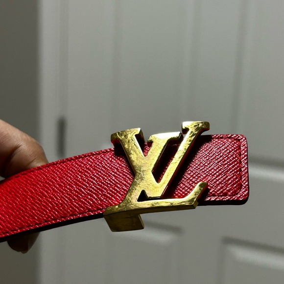LV Initiales Reversible Belt - Monogram/Red - Picture 5 of 7